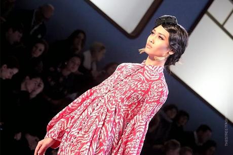 At Ulyana Sergeenko Show...A Magical Trip on the Orient Express