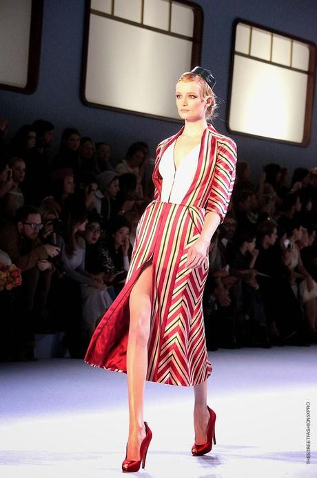 At Ulyana Sergeenko Show...A Magical Trip on the Orient Express