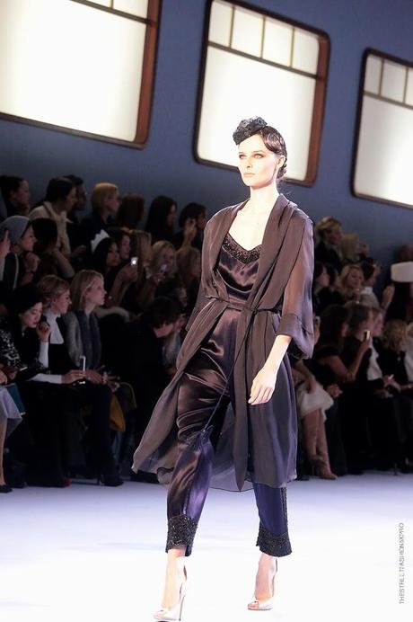 At Ulyana Sergeenko Show...A Magical Trip on the Orient Express