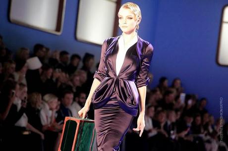 At Ulyana Sergeenko Show...A Magical Trip on the Orient Express