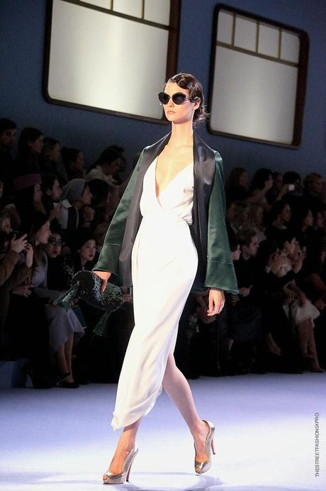 At Ulyana Sergeenko Show...A Magical Trip on the Orient Express