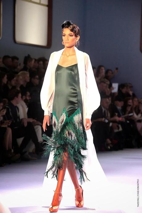 At Ulyana Sergeenko Show...A Magical Trip on the Orient Express