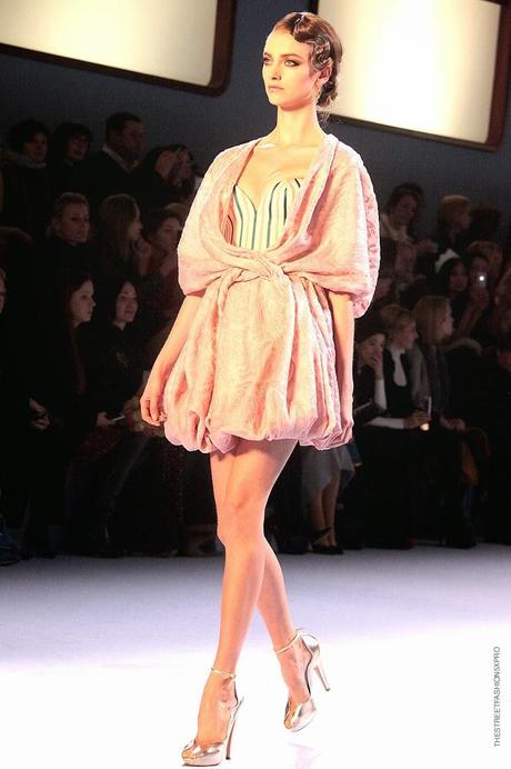 At Ulyana Sergeenko Show...A Magical Trip on the Orient Express