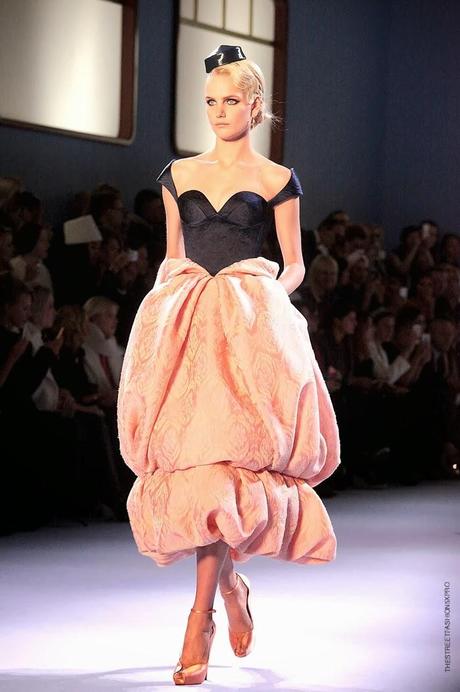 At Ulyana Sergeenko Show...A Magical Trip on the Orient Express