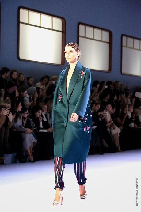 At Ulyana Sergeenko Show...A Magical Trip on the Orient Express