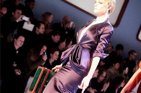 At Ulyana Sergeenko Show...A Magical Trip on the Orient Express