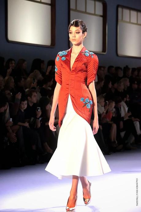 At Ulyana Sergeenko Show...A Magical Trip on the Orient Express