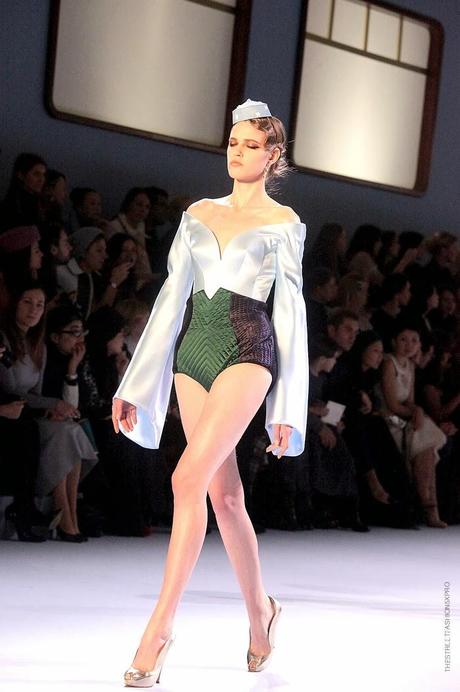 At Ulyana Sergeenko Show...A Magical Trip on the Orient Express