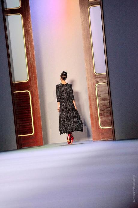 At Ulyana Sergeenko Show...A Magical Trip on the Orient Express