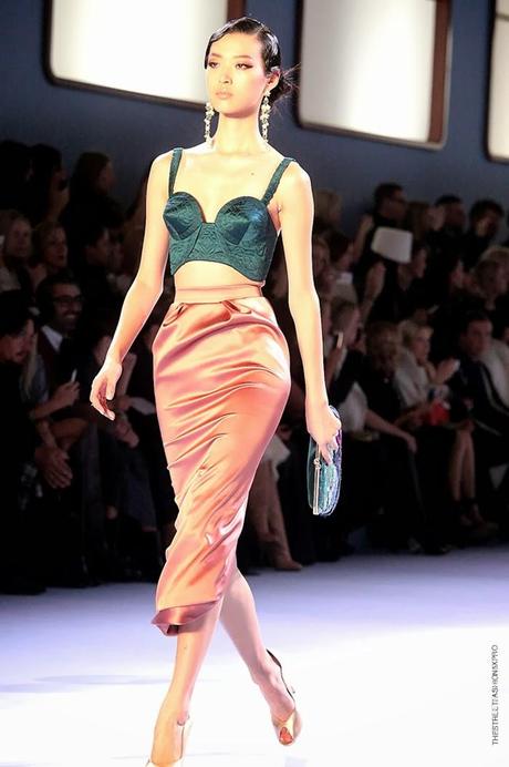 At Ulyana Sergeenko Show...A Magical Trip on the Orient Express