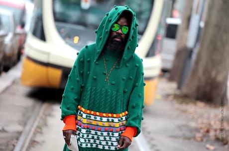 In the Street...Bleu Paon #2, Florence & Milan
