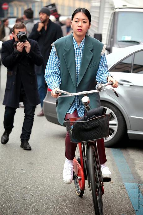 In the Street...Bleu Paon #2, Florence & Milan