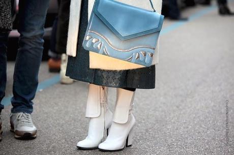 In the Street...Bleu Paon #2, Florence & Milan