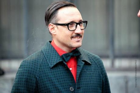 In the Street...Bleu Paon #2, Florence & Milan