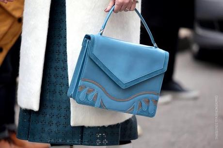 In the Street...Bleu Paon #2, Florence & Milan