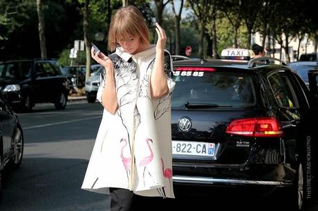 In the Street...Vika Gazinskaya, Paris