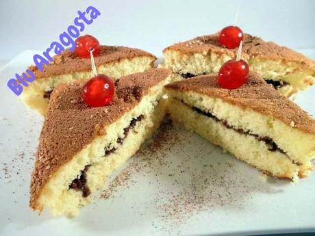 tramezzini di pan di spagna di Sal de Riso e nutella