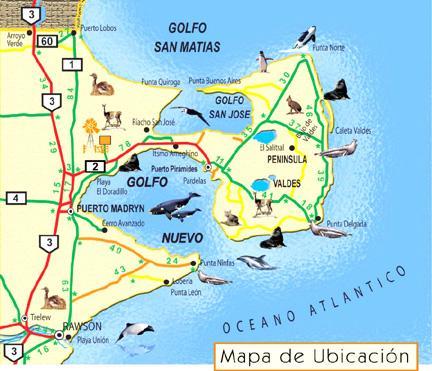 Mappa della Penisola Valdés mapa ubicacion penísnsula valdés Il mio ritardo dell’assimilazione: ciò che unisce il Portogallo, l’Argentina e tanti altri…