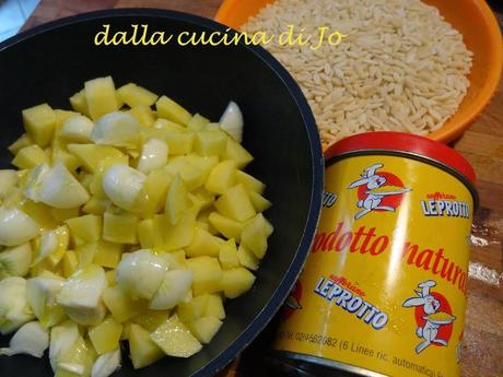 Risoni risottati e patate