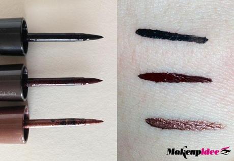 swatch eyeliner best color make up