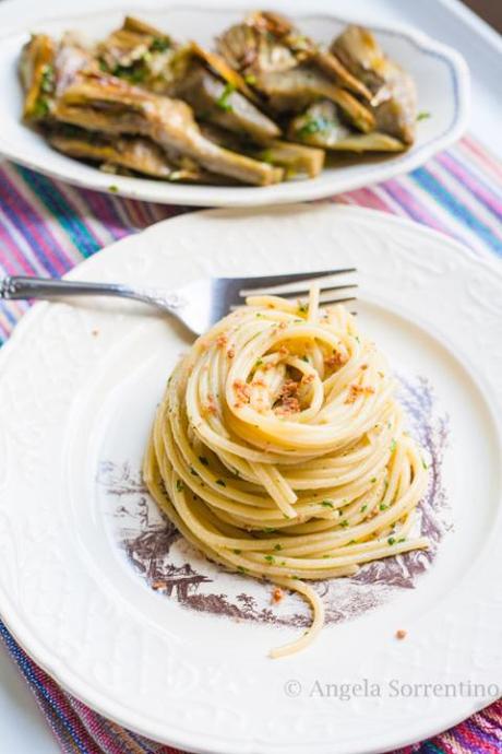 bottarga e carciofi