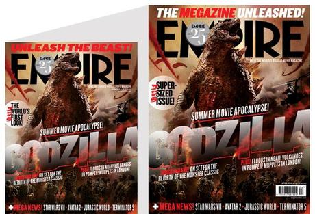 Una maxi copertina dedicata a Godzilla 3D per Empire Magazine