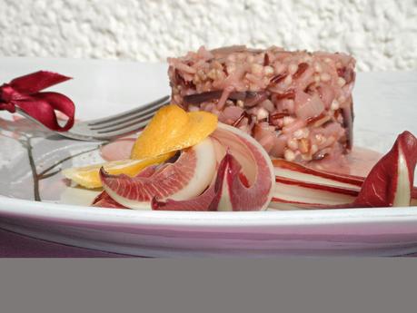 Cereali al radicchio rosso tardivo e limone