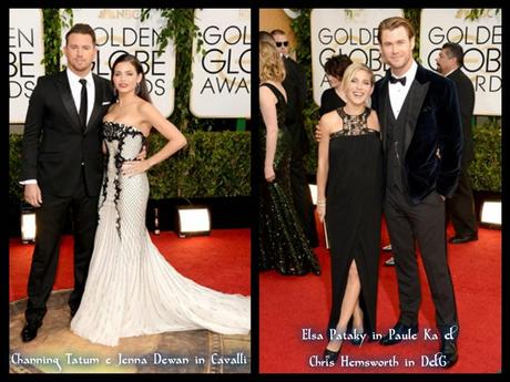 Fashion Red Carpet on Bafta 2014 + SAG Awards 2014 + Golden Globe 2014