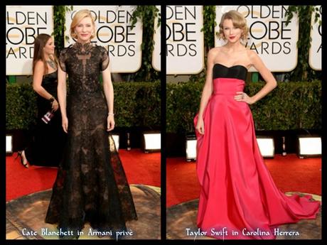 Fashion Red Carpet on Bafta 2014 + SAG Awards 2014 + Golden Globe 2014