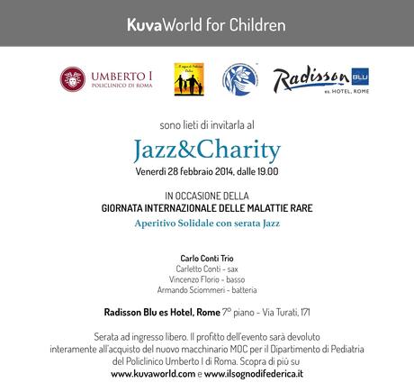 Venerdì 28 febbraio ” Jazz&Charity” al Radisson Blu Es Hotel
