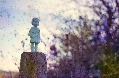 Clementine, The Clonette Doll, on diswashed film.