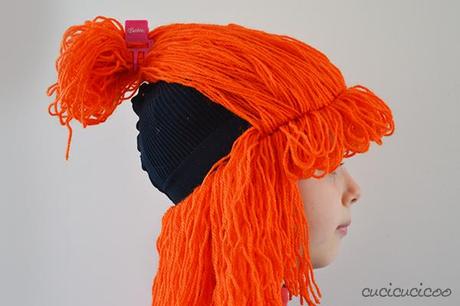 DIY Despicable Me costumes: Lucy Wilde's wig and accessories