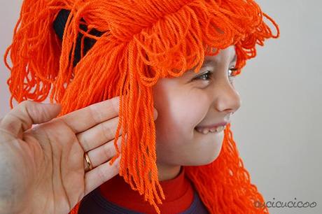 DIY Despicable Me costumes: Lucy Wilde's wig and accessories