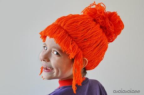 DIY Despicable Me costumes: Lucy Wilde's wig and accessories