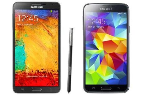 samsung galaxy s5 vs samsung galaxy note 3