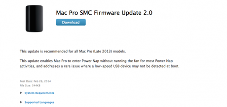 mac pro firmware update