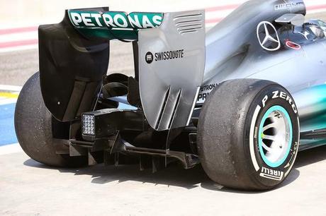 Test Bahrein: continuano a fioccare gli aggiornamenti aerodinamici sulla Mercedes W05