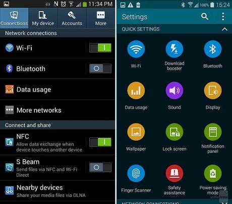 touchwiz oldvnew 04 Samsung Galaxy S5 vs Samsung Galaxy S4: confronto tra le interfacce  news  samsung galaxy s5 samsung galaxy s4 samsung 