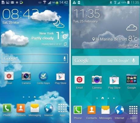 touchwiz oldvnew 01 600x529 Samsung Galaxy S5 vs Samsung Galaxy S4: confronto tra le interfacce  news  samsung galaxy s5 samsung galaxy s4 samsung 