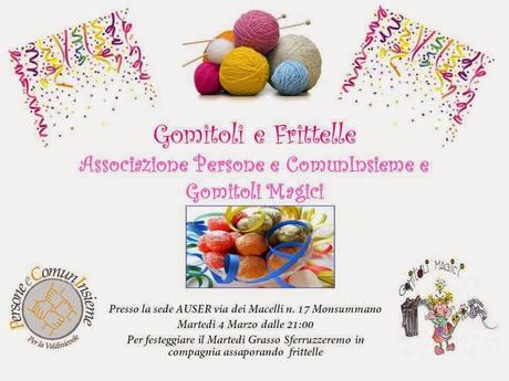 Gomitoli e frittelle per Carnnevale