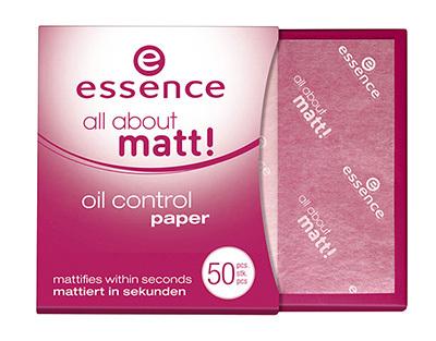 essence all about matt! oil control paper