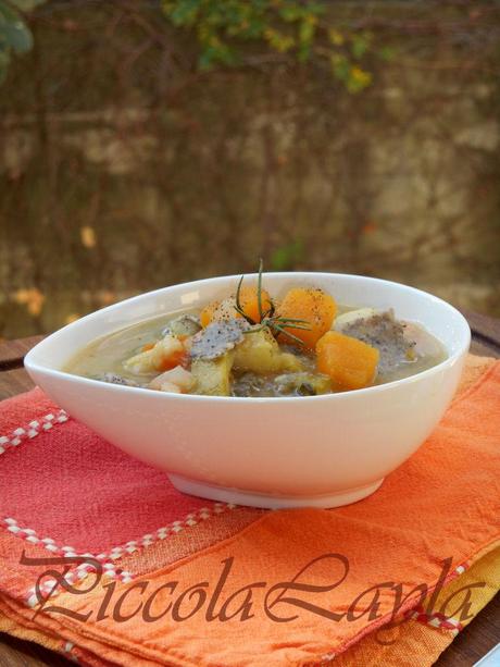 tacconelli maltagliati di grano saraceno con minestrone di zucca (8)b