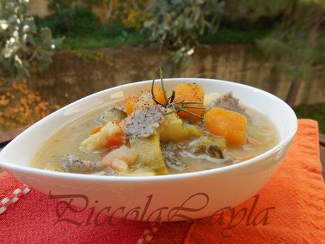 tacconelli maltagliati di grano saraceno con minestrone di zucca (1)b