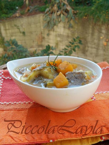 tacconelli maltagliati di grano saraceno con minestrone di zucca (5)b