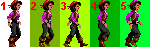 walk elaine frames Sviluppare un Gioco per Android   Lezione 8: Animazioni Sprite guide  sviluppo gioco android Animazioni Sprite animazioni 