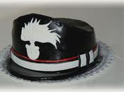 Torta forma cappello carabiniere