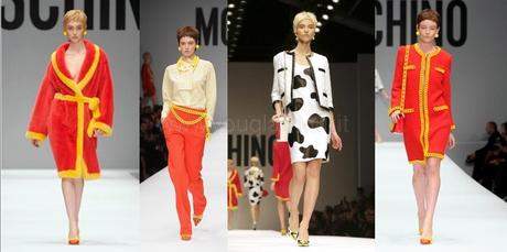 Moschino collezione autunno inverno 2014 2015 look da sera