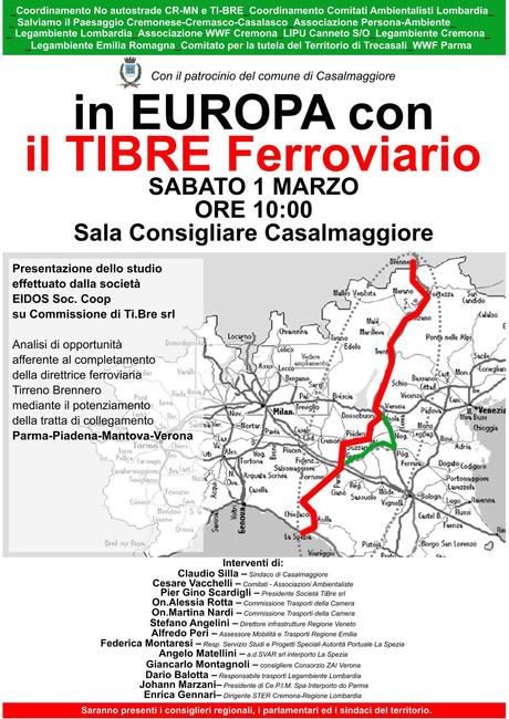 In Europa con il Tibre ferroviario