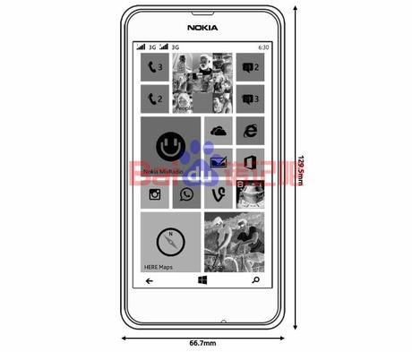 Dettagli sul presunto Nokia Lumia 630