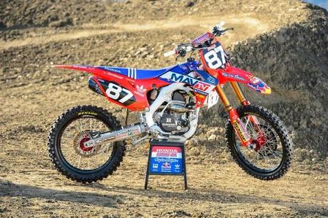 Honda CRF 250 R Team Lucas Oil/Troy Lee Designs - Supercross USA 2014